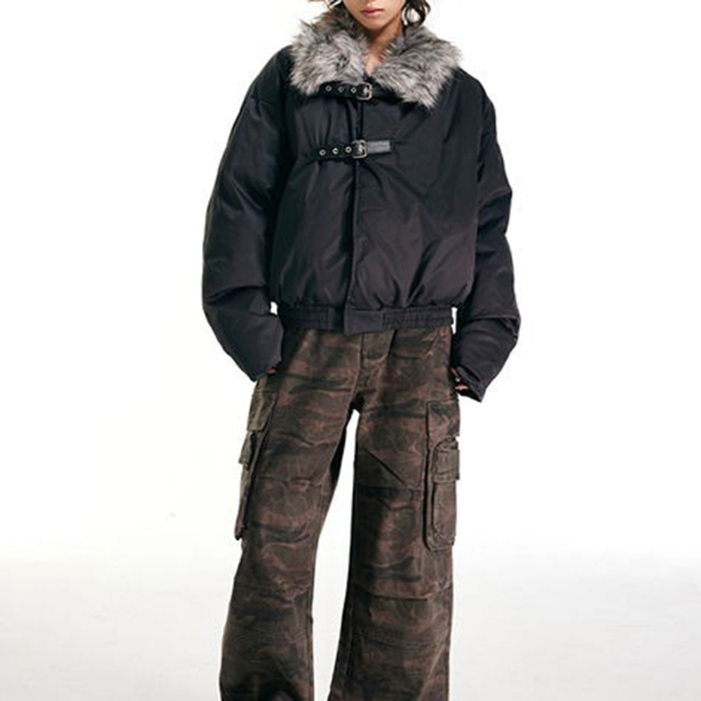 Jaket pria berbulu bulu imitas - Street Fashion Men 2025 ulasan dan harga