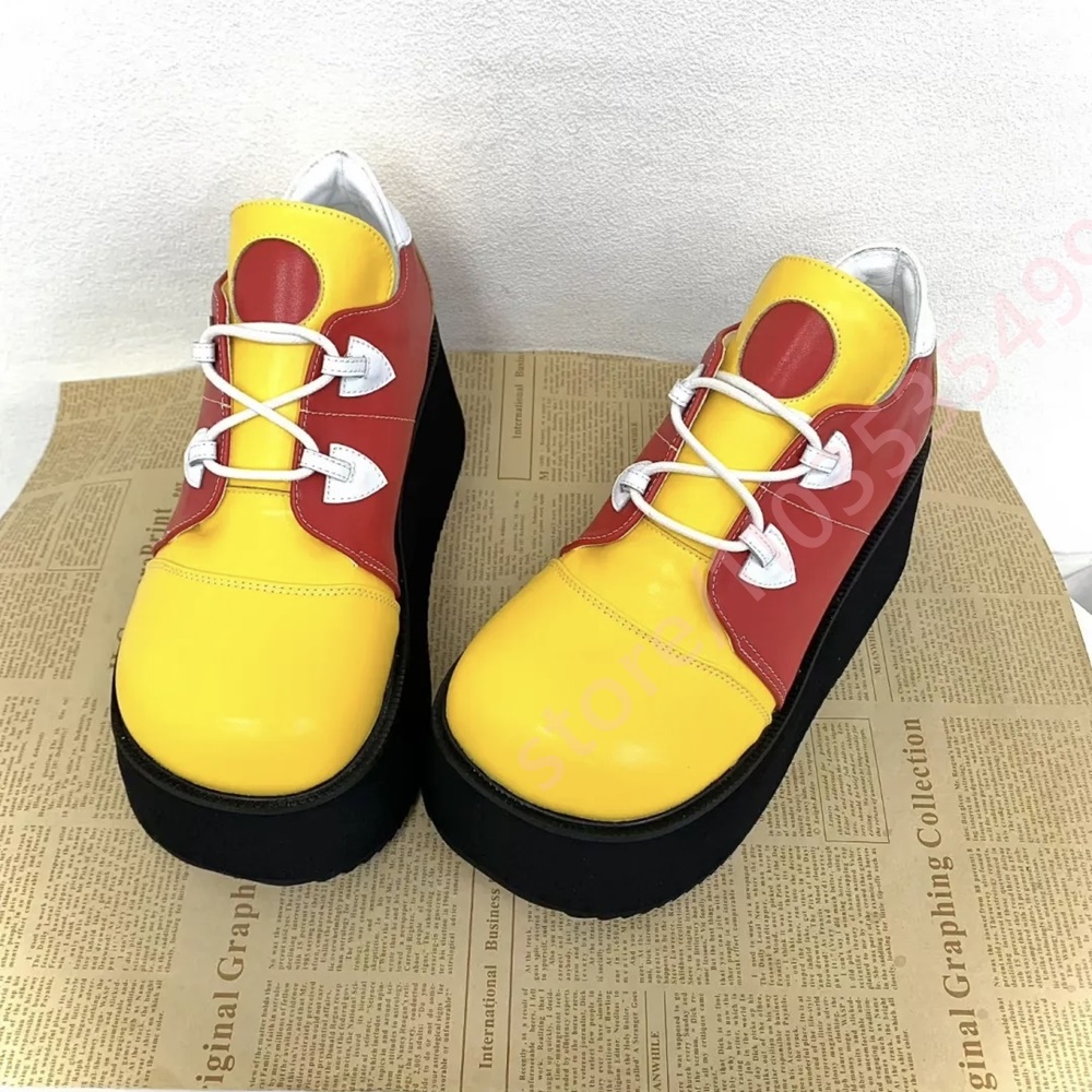 Sepatu Sneakers Platform Warna - Street Fashion Y2K ulasan dan harga
